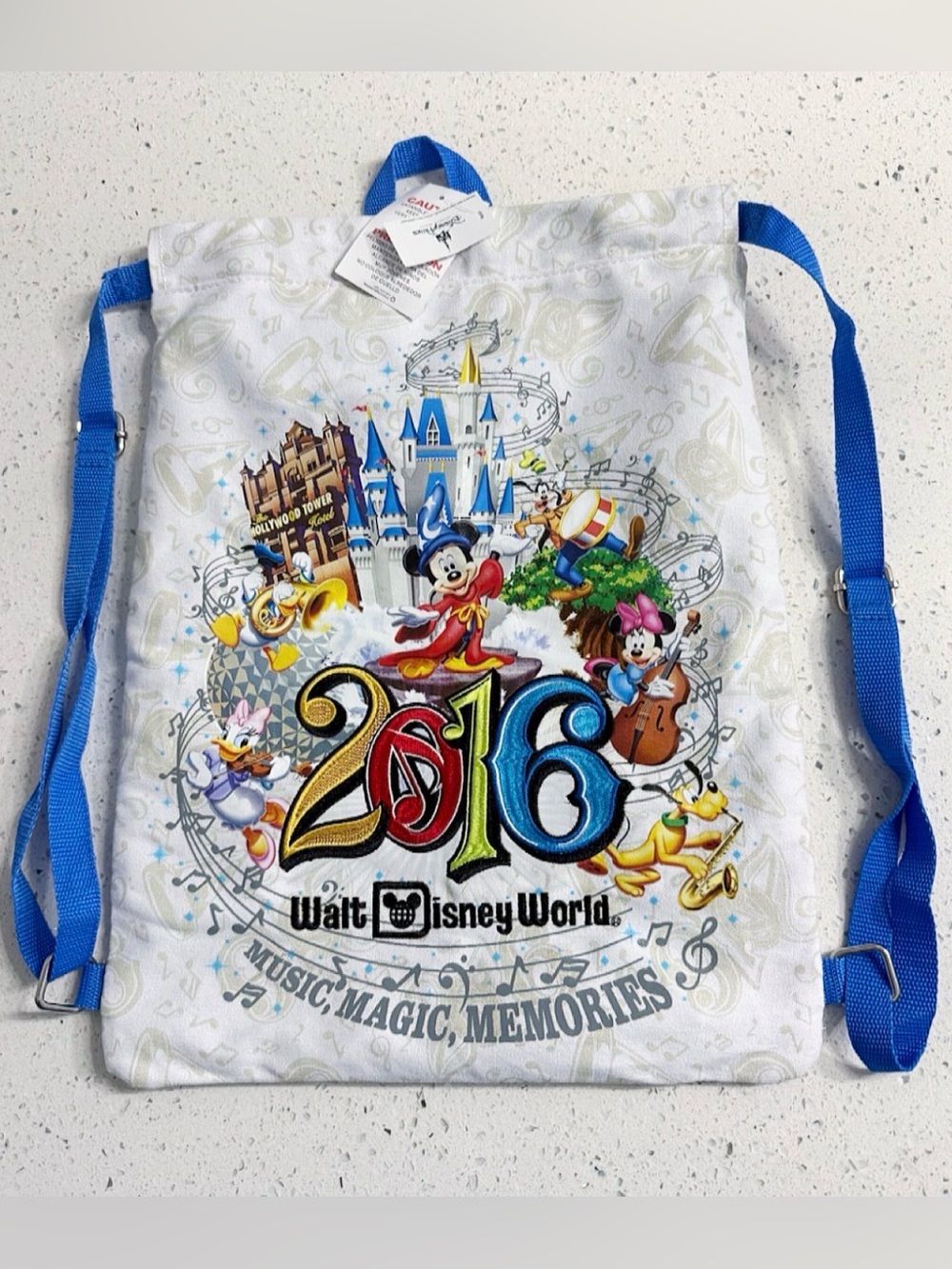 Disney Parks 2016 Music Magic Memories Backpack NWT